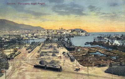 Genua, Panorama von den Engeln von Italian Photographer